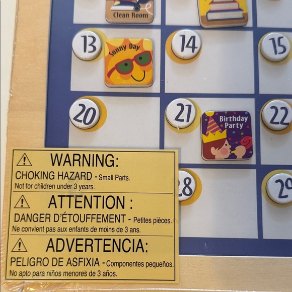 Melissa & Doug Colorful Magnetic Calendar - Picture 3 of 7